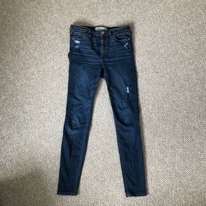 Abercrombie super skinny high rise jeans